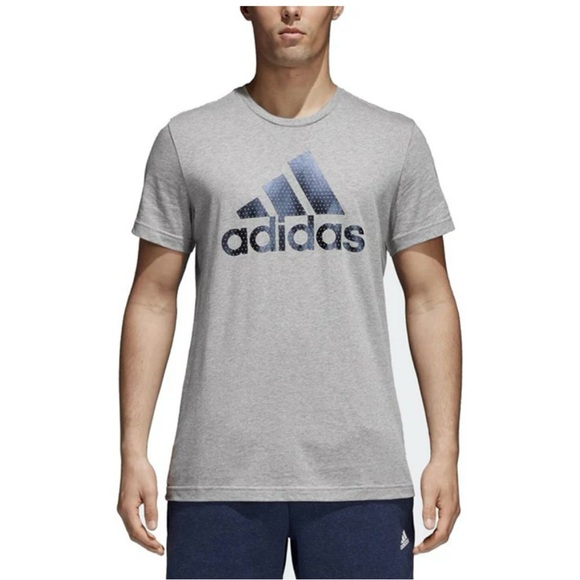 Adidas Men's Gray T-Shirt - Picture 1 of 6